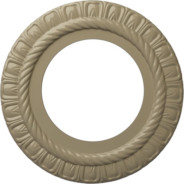 Ekena Millwork Claremont Ceiling Medallion (Fits Canopies up to 7"), 10 5/8"OD x 5 3/4"ID x 1/2"P, Gobi Desert CM10CLGDF - main